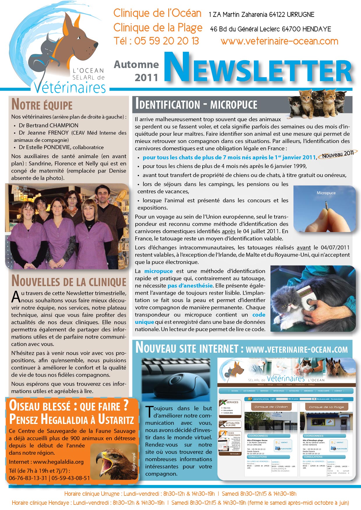 Newsletter - Automne 2011 page 2