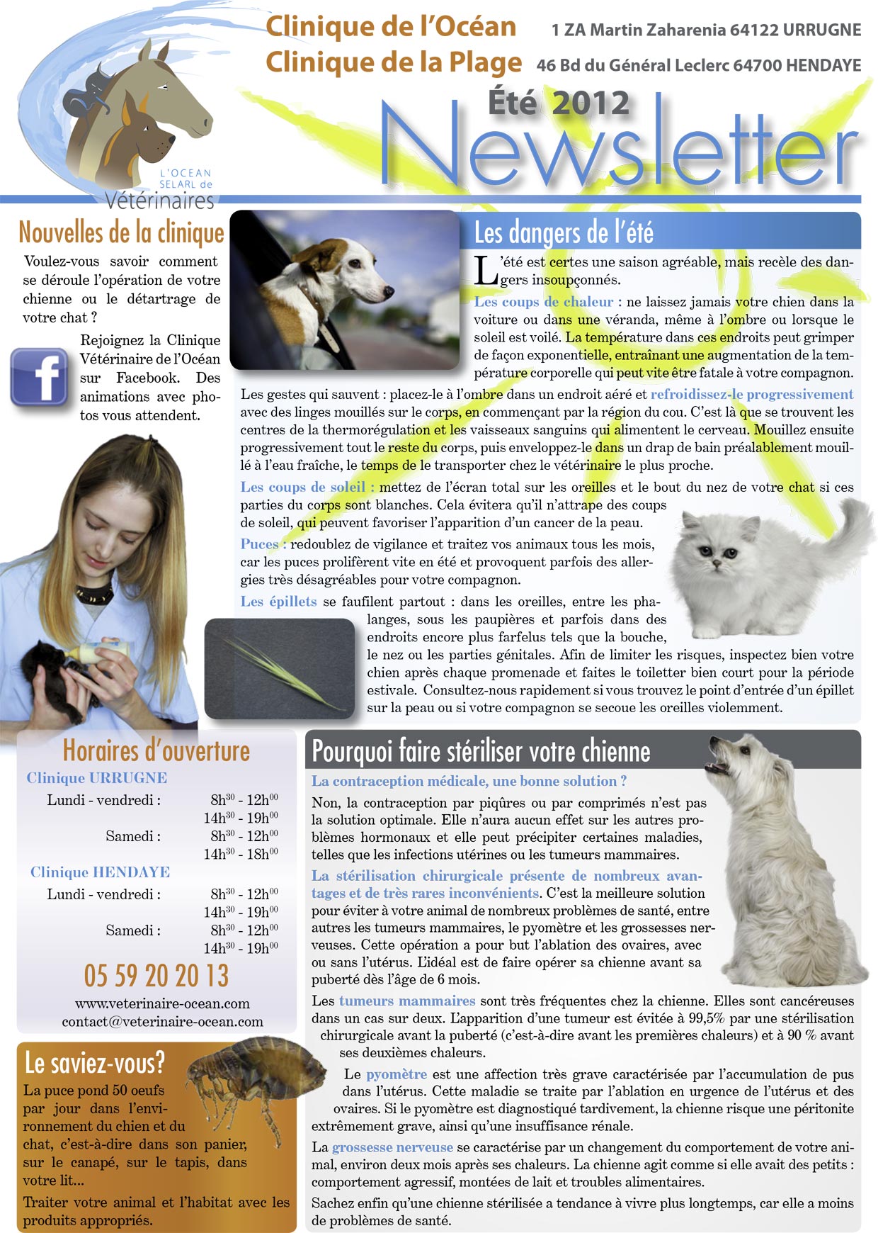 Newsletter - Eté 2012 page 1