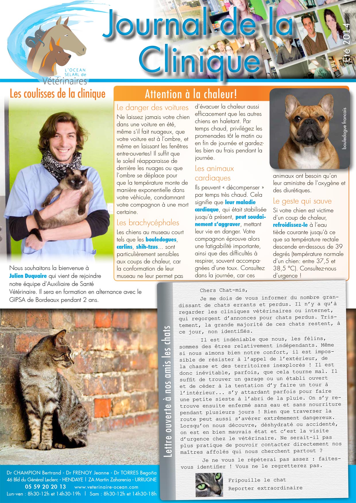 Le Journal de la Clinique - Eté 2014 page 1