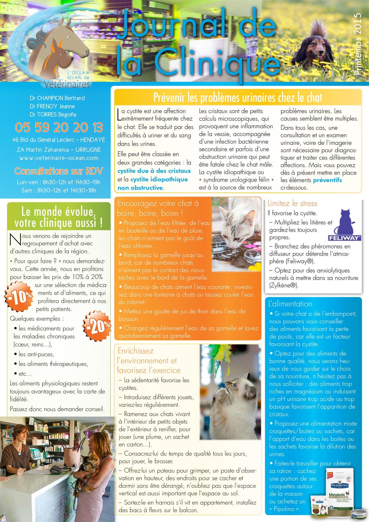 Le Journal de la Clinique - Printemps 2015 page 1